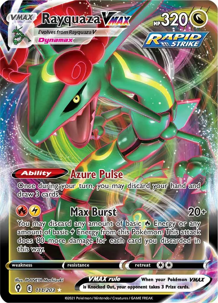 Rayquaza VMAX - 111/203 - (SWSH07: Evolving Skies)