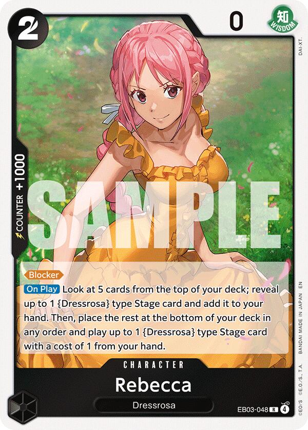 Rebecca - EB03-048 - (Extra Booster: One Piece Heroines Edition)