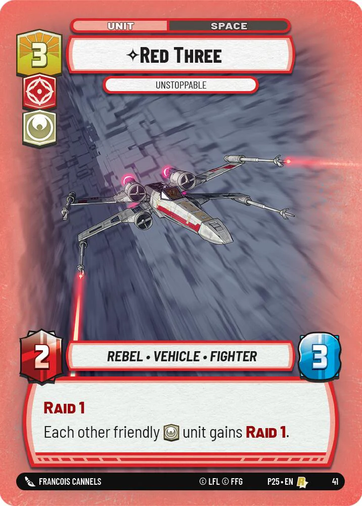 Red Three - Unstoppable - 41 - (Organized Play Promos)