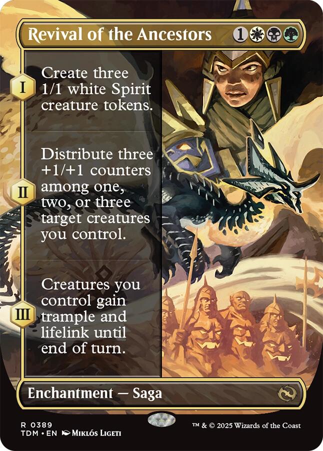 Revival of the Ancestors (Borderless) - 389 - (Tarkir: Dragonstorm)