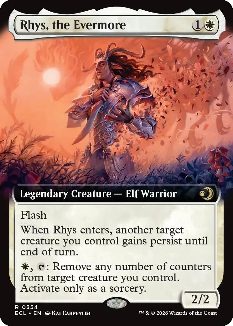 Rhys, the Evermore (Extended Art) - 354 - (Lorwyn Eclipsed)