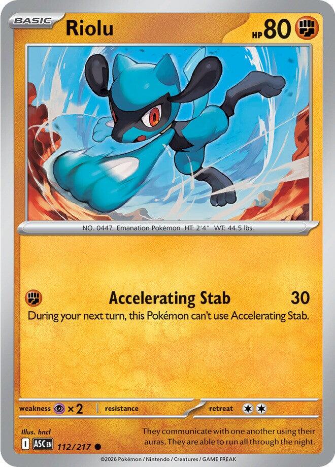 Riolu - 112/217 - (ME: Ascended Heroes)