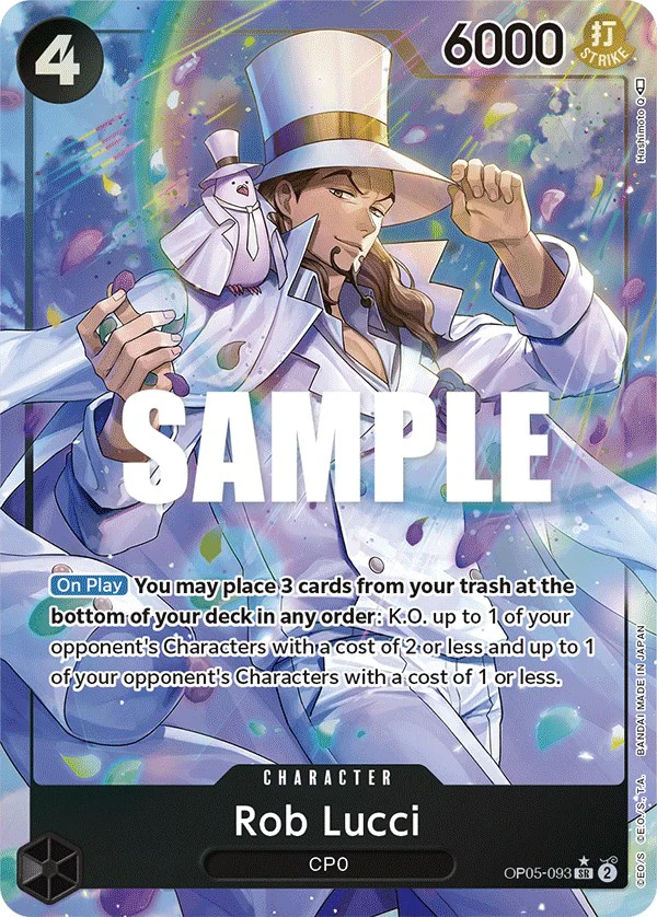Rob Lucci (093) (Alternate Art) - OP05-093 - (Awakening of the New Era)