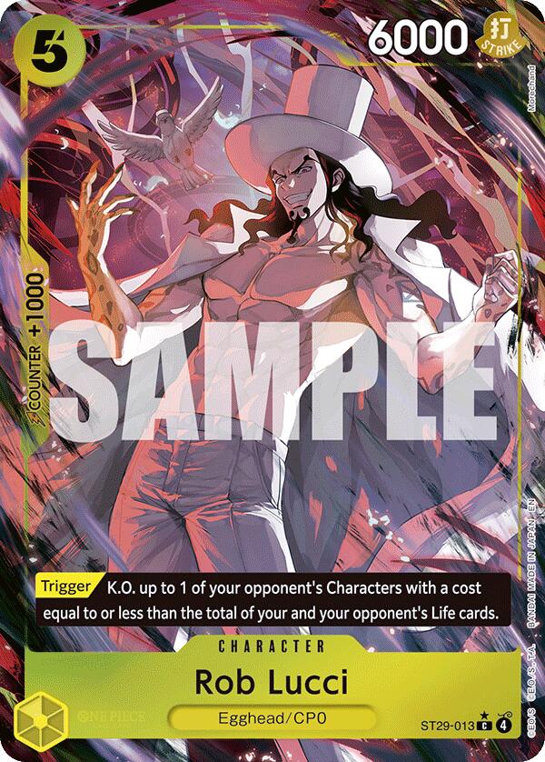 Rob Lucci (Full Art) - ST29-013 - (Starter Deck 29: Egghead)