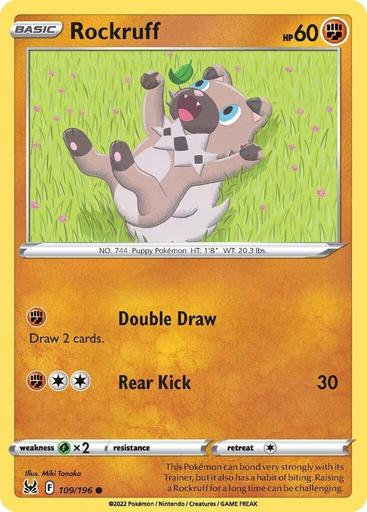 Rockruff - 109/196 - (SWSH11: Lost Origin)