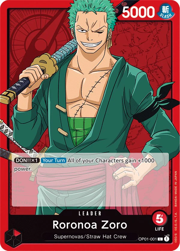 Roronoa Zoro (001) - OP01-001 - (Romance Dawn)
