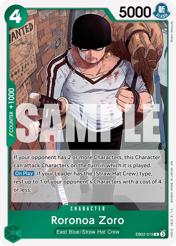 Roronoa Zoro - EB02-019 - (Extra Booster: Anime 25th Collection)