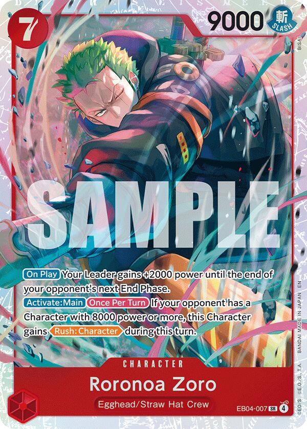 Roronoa Zoro (EB04-007) - EB04-007 - (Adventure on Kami's Island)