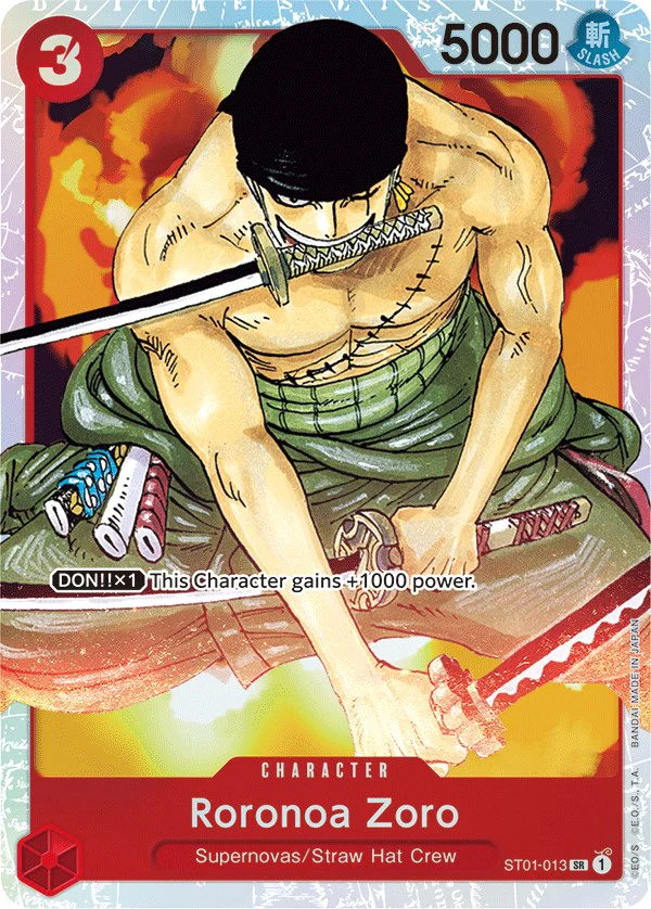 Roronoa Zoro - ST01-013 - (Starter Deck 1: Straw Hat Crew)