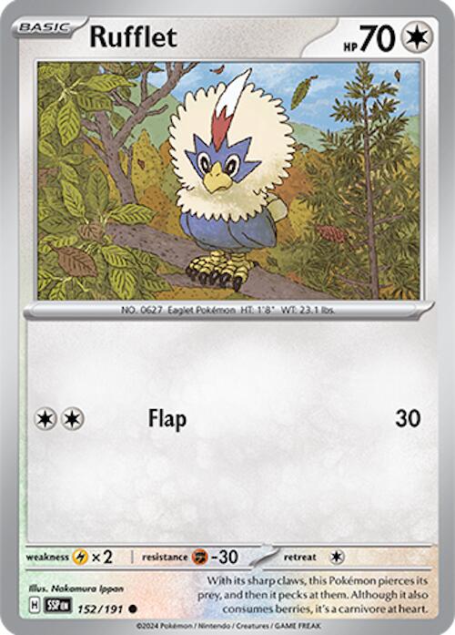 Rufflet - 152/191 - (SV08: Surging Sparks)