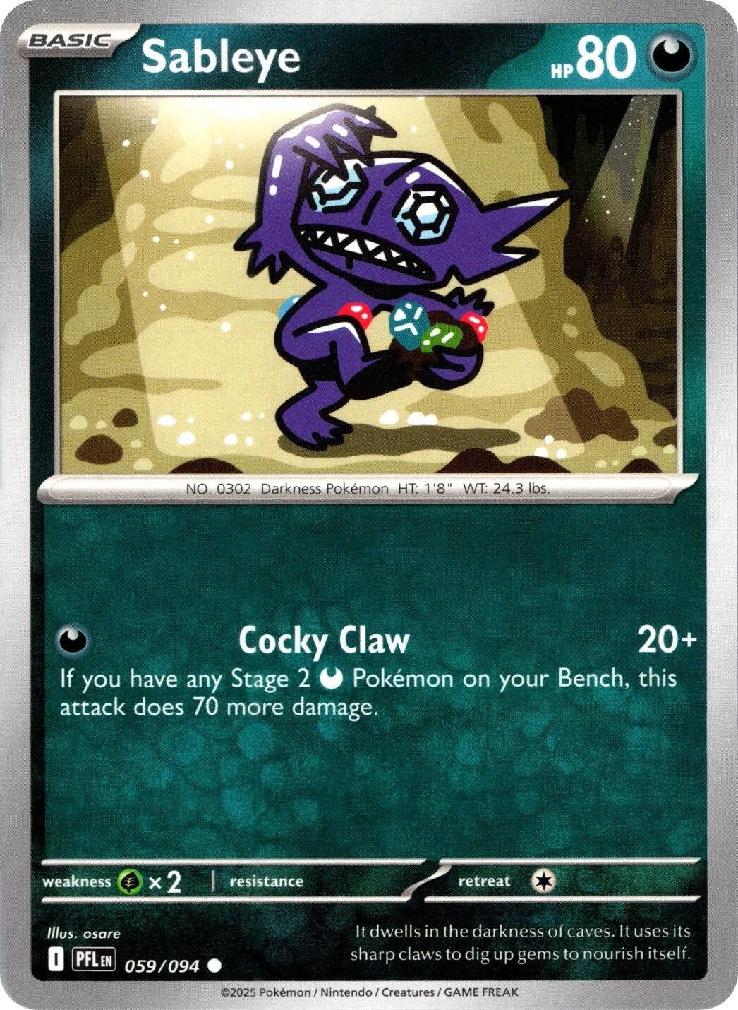 Sableye - 059/094 - (ME02: Phantasmal Flames)