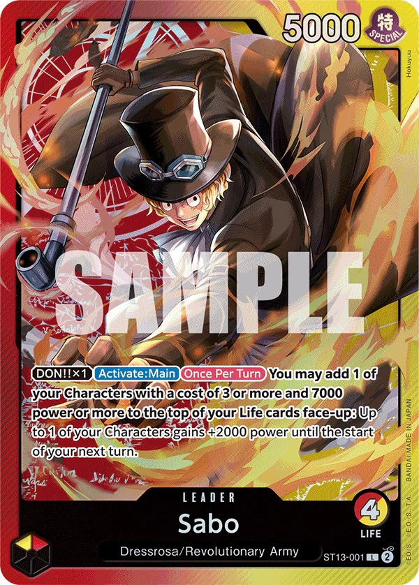 Sabo (001) - ST13-001 - (Ultra Deck: The Three Brothers)