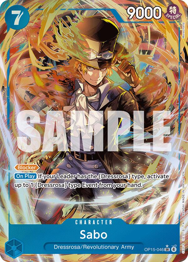 Sabo (Alternate Art) - OP15-046 - (Adventure on Kami's Island)
