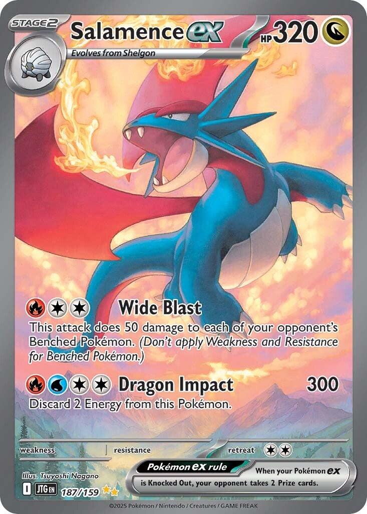 Salamence ex - 187/159 - 187/159 - (SV09: Journey Together)