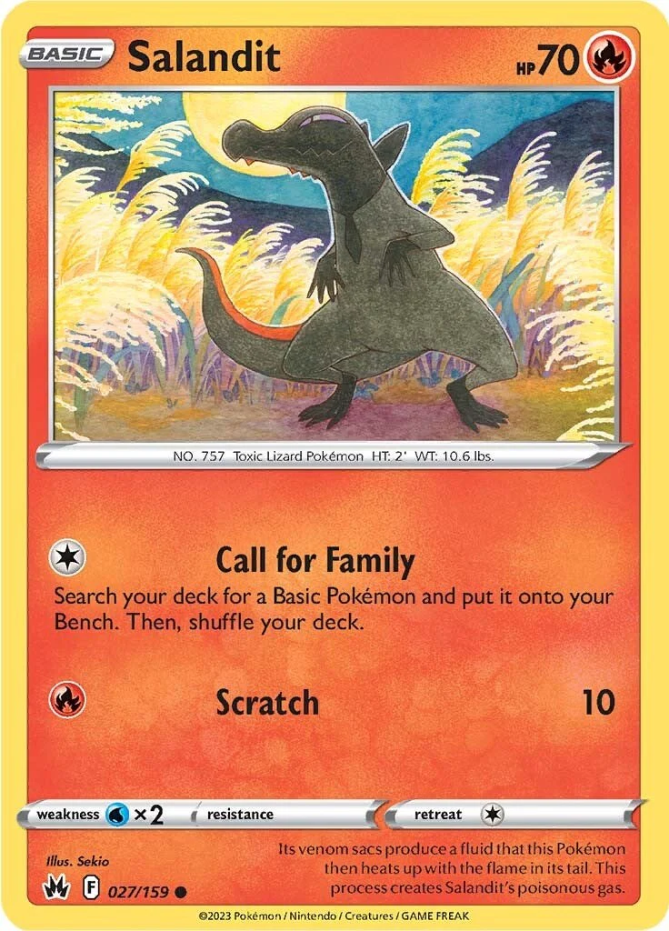 Salandit - 027/159 - (SWSH: Crown Zenith)