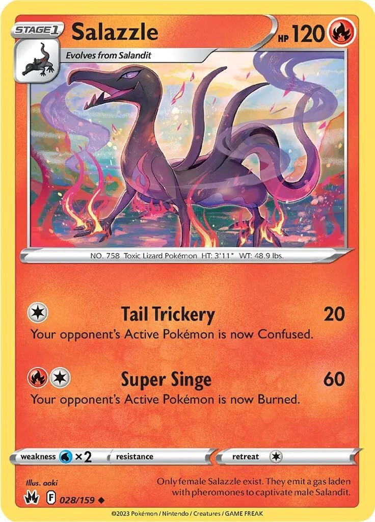 Salazzle - 028/159 - (SWSH: Crown Zenith)