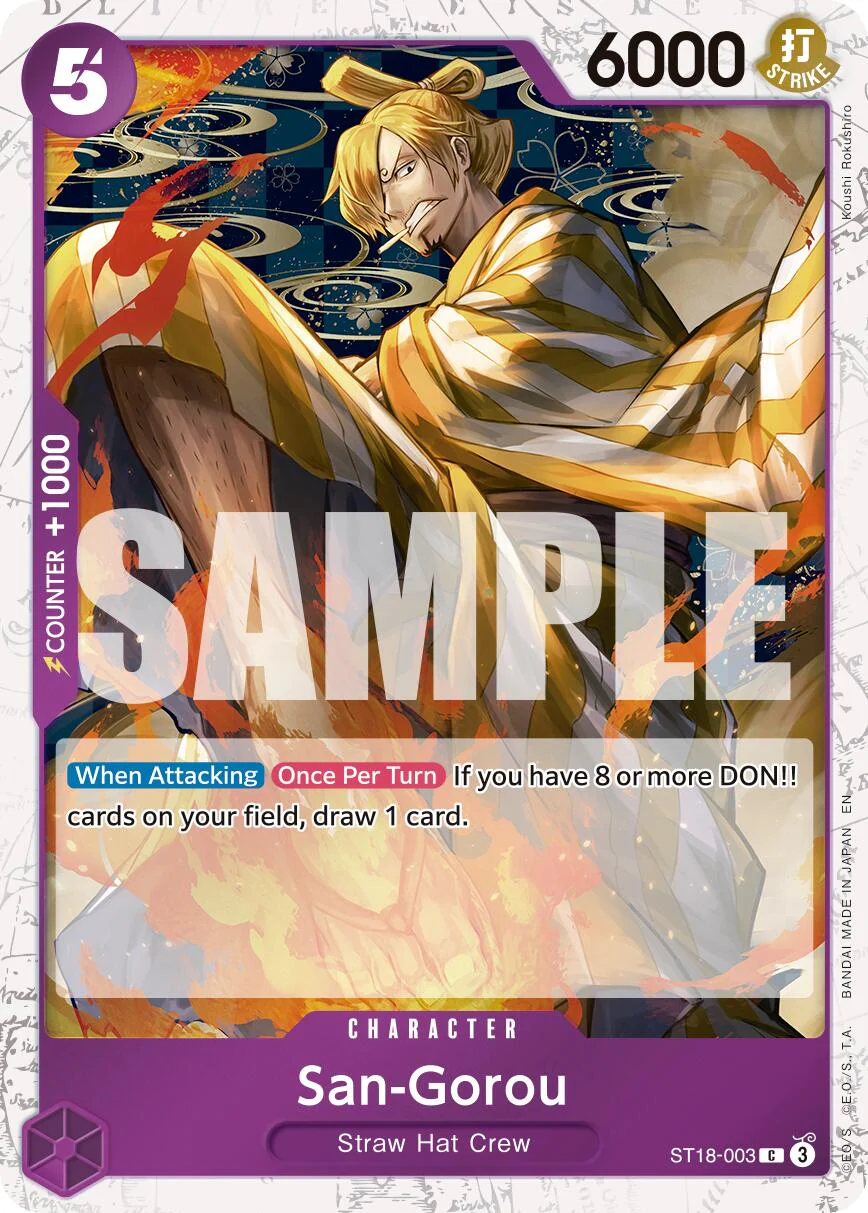 San-Gorou (Pirate Foil) - ST18-003 - (Premium Booster -The Best- Vol. 2)