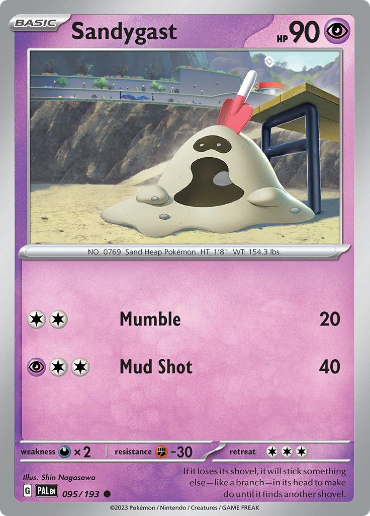 Sandygast - 095/193 - 095/193 - (SV02: Paldea Evolved)
