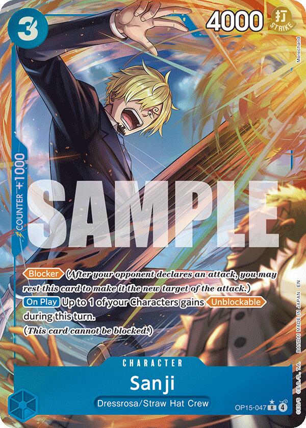 Sanji (OP15-047) (Alternate Art) - OP15-047 - (Adventure on Kami's Island)