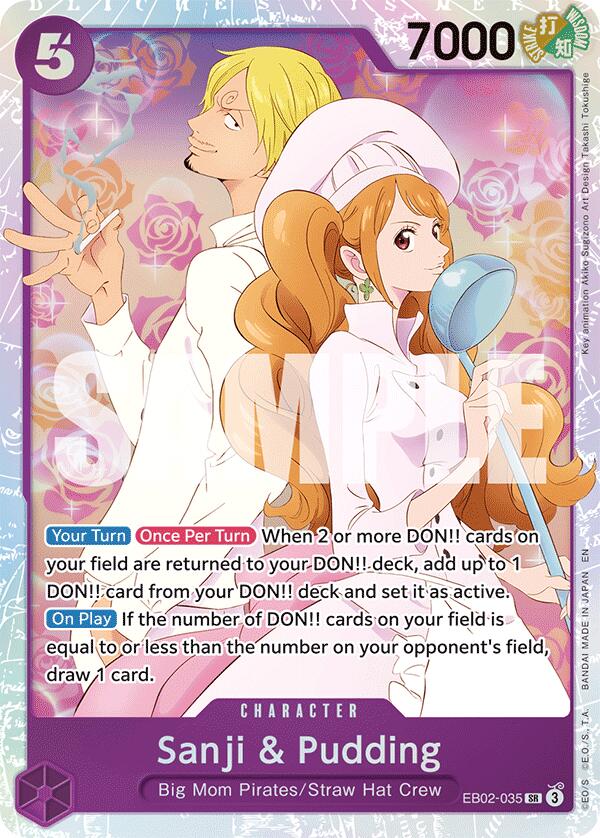 Sanji & Pudding - EB02-035 - (Extra Booster: Anime 25th Collection)