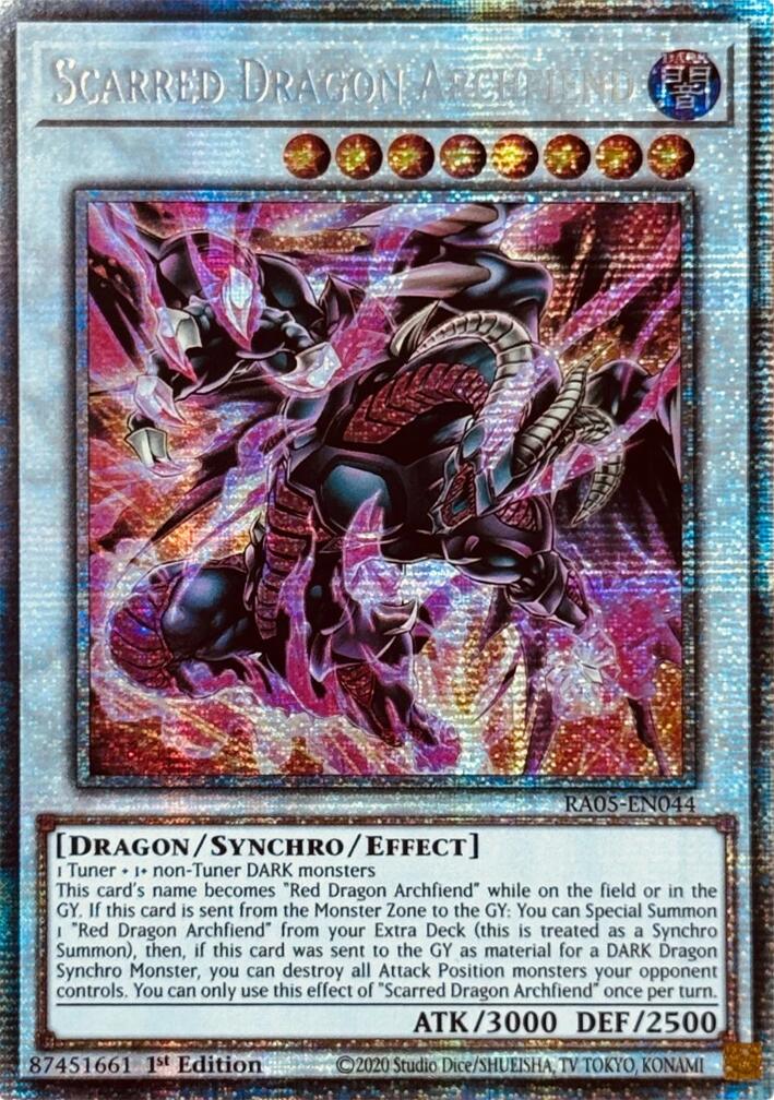 Scarred Dragon Archfiend (Starlight Rare) [RA05 - RA05-EN044]