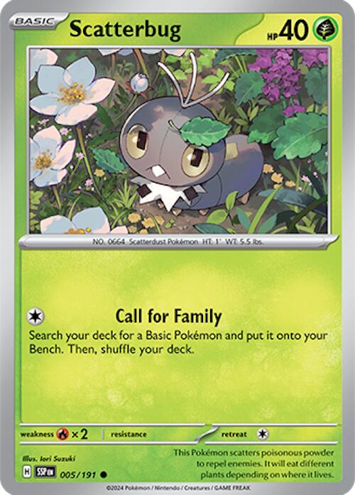 Scatterbug - 005/191 - (SV08: Surging Sparks)