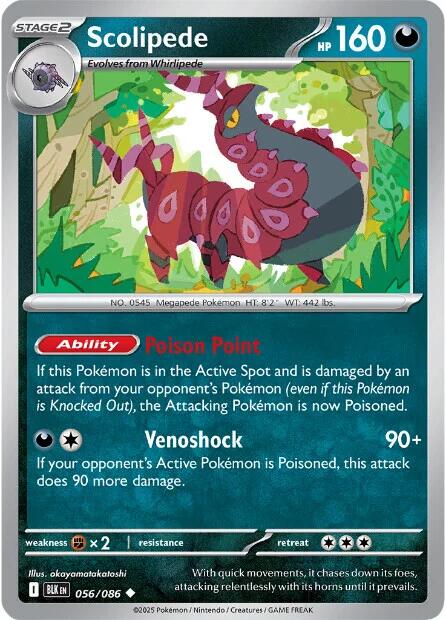 Scolipede - 056/086 - (SV: Black Bolt)