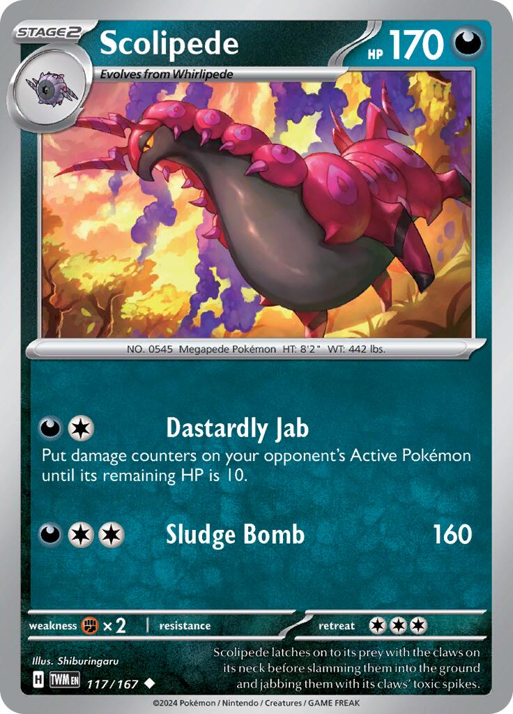 Scolipede - 117/167 - (SV06: Twilight Masquerade)