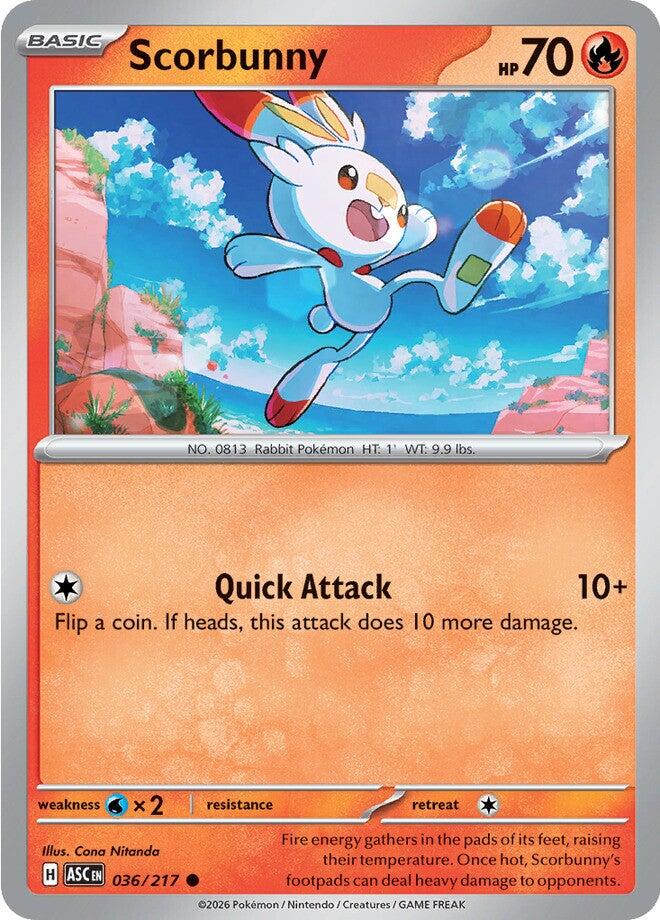 Scorbunny - 036/217 - 036/217 - (ME: Ascended Heroes)
