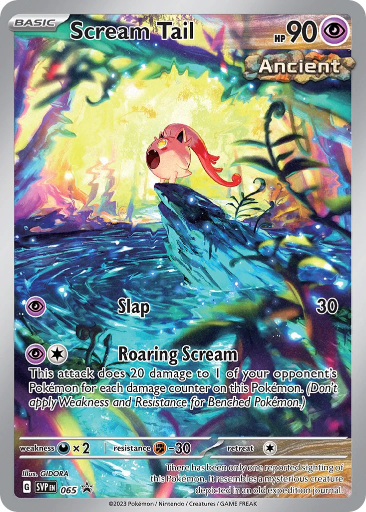 Scream Tail - 065 - 065 - (SV: Scarlet & Violet Promo Cards)