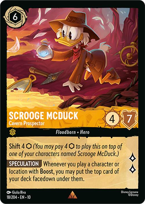 Scrooge McDuck - Cavern Prospector - 18/204 - (Whispers in the Well)