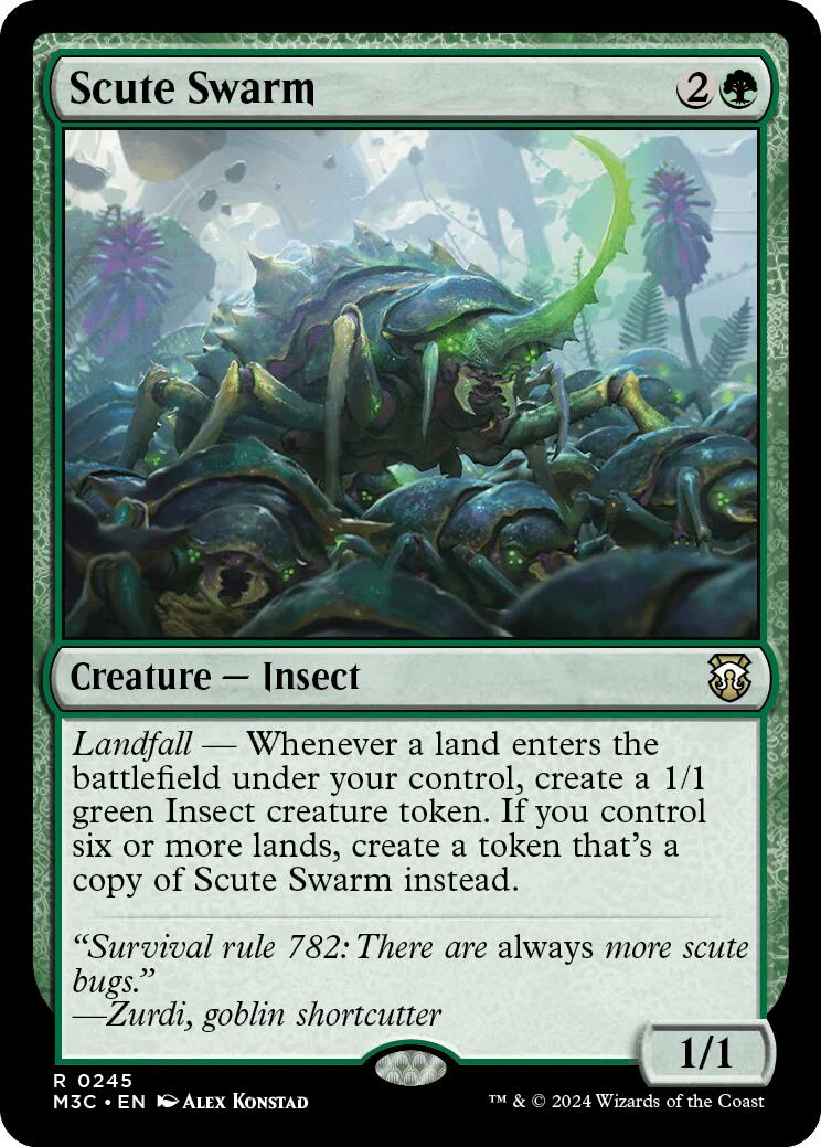 Scute Swarm - 245 - (Commander: Modern Horizons 3)