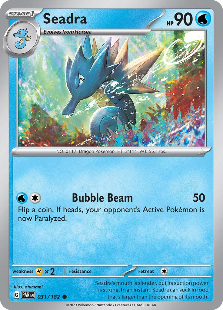 Seadra - 031/182 - (SV04: Paradox Rift)