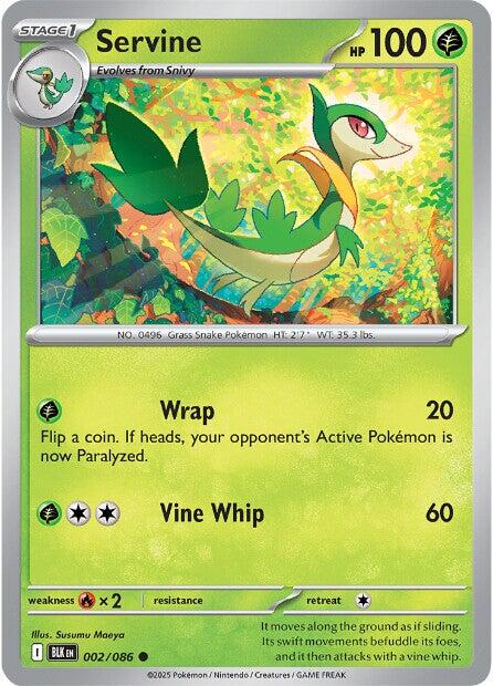 Servine - 002/086 - (SV: Black Bolt)