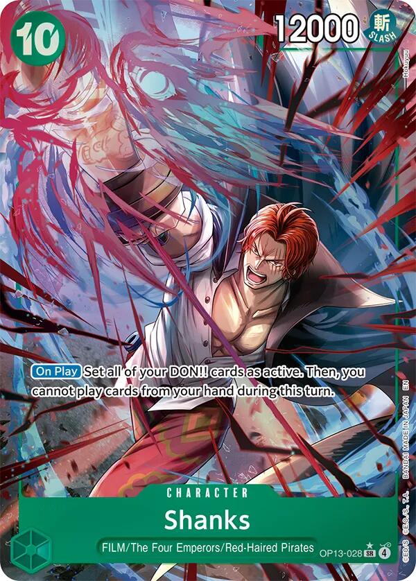 Shanks (028) (Alternate Art) - OP13-028 - (Carrying On His Will)