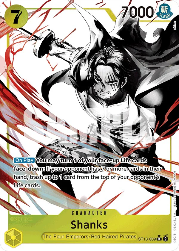 Shanks (Parallel) - ST13-009 - (Ultra Deck: The Three Brothers)