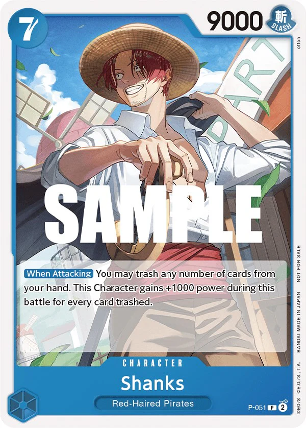 Shanks (Sealed Battle Kit Vol. 1) - P-051 - (One Piece Promotion Cards)