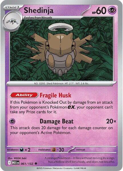 Shedinja - 061/132 - 061/132 - (ME01: Mega Evolution)
