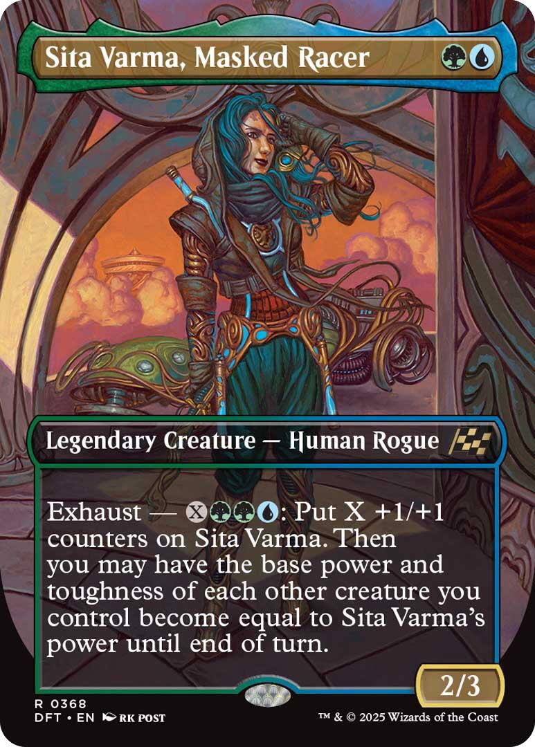 Sita Varma, Masked Racer (Borderless) - 368 - (Aetherdrift)