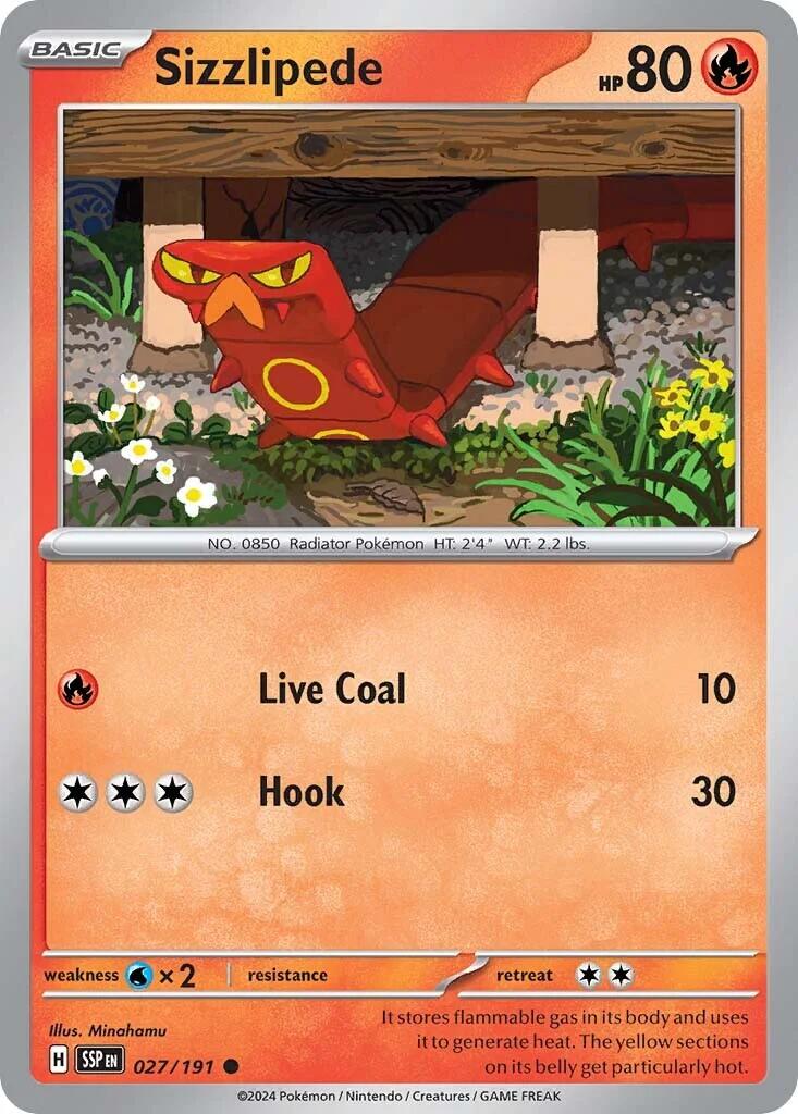 Sizzlipede - 027/191 - (SV08: Surging Sparks)