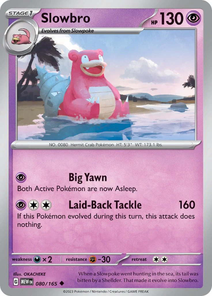 Slowbro - 080/165 - (SV: Scarlet & Violet 151)