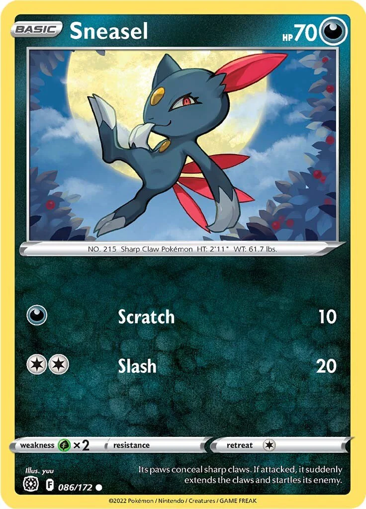 Sneasel - 086/172 - (SWSH09: Brilliant Stars)