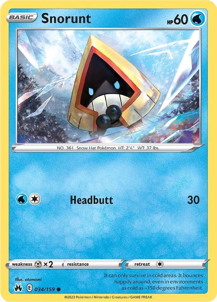 Snorunt - 034/159 - (SWSH: Crown Zenith)
