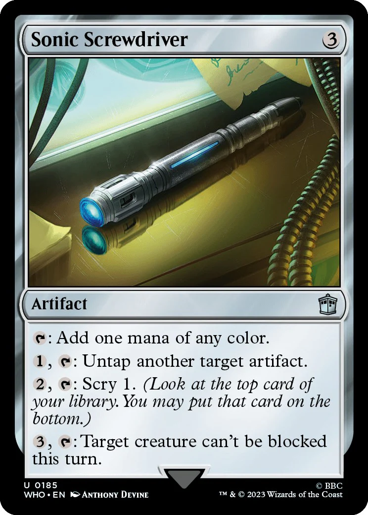 Sonic Screwdriver (0185) - 185 - (Universes Beyond: Doctor Who)