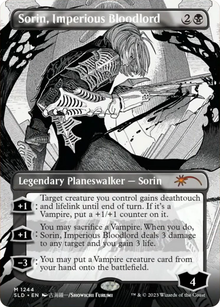 Sorin, Imperious Bloodlord (Borderless) - 1244 - (Secret Lair Drop Series)