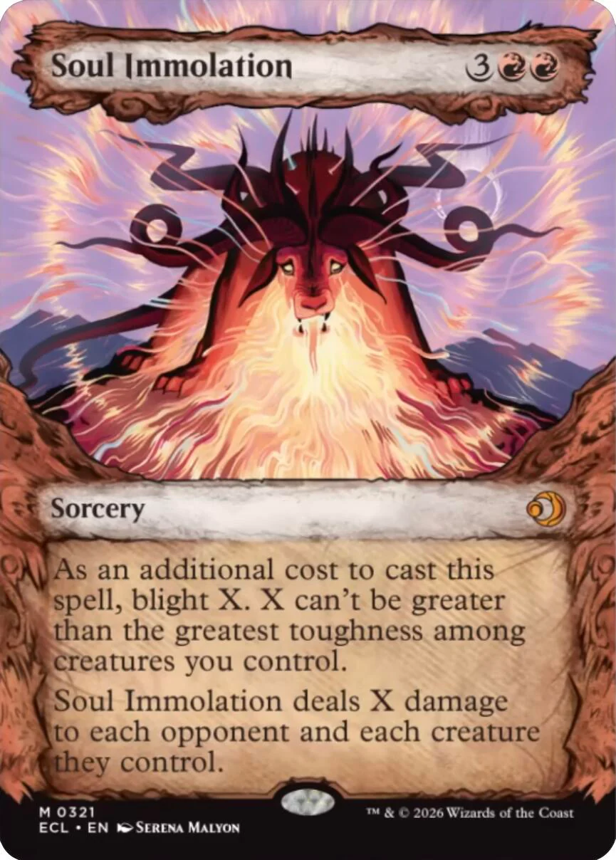 Soul Immolation (Showcase) - 321 - (Lorwyn Eclipsed)