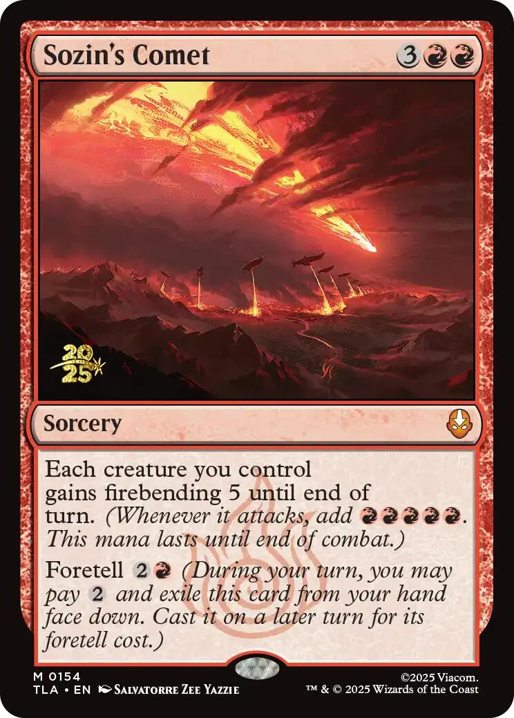Sozin's Comet - 154 - (Prerelease Cards)
