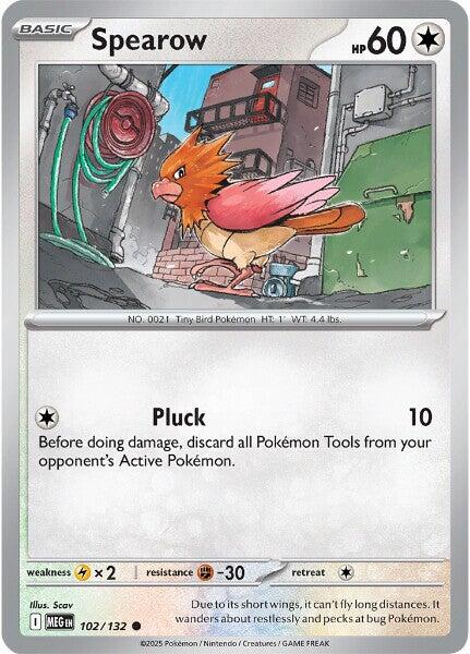 Spearow - 102/132 - 102/132 - (ME01: Mega Evolution)