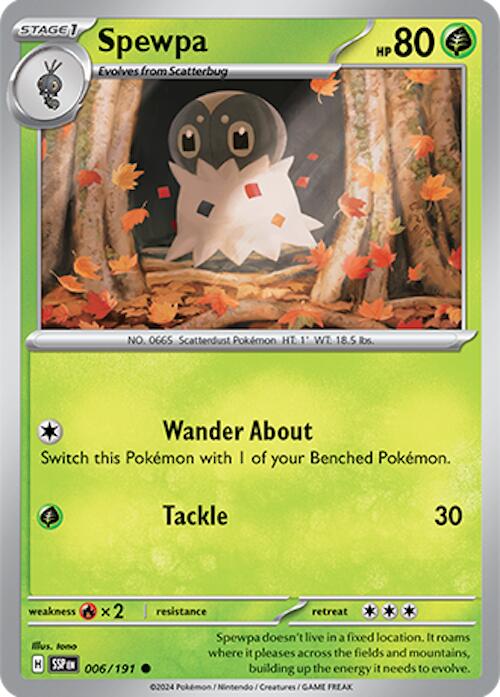 Spewpa - 006/191 - (SV08: Surging Sparks)