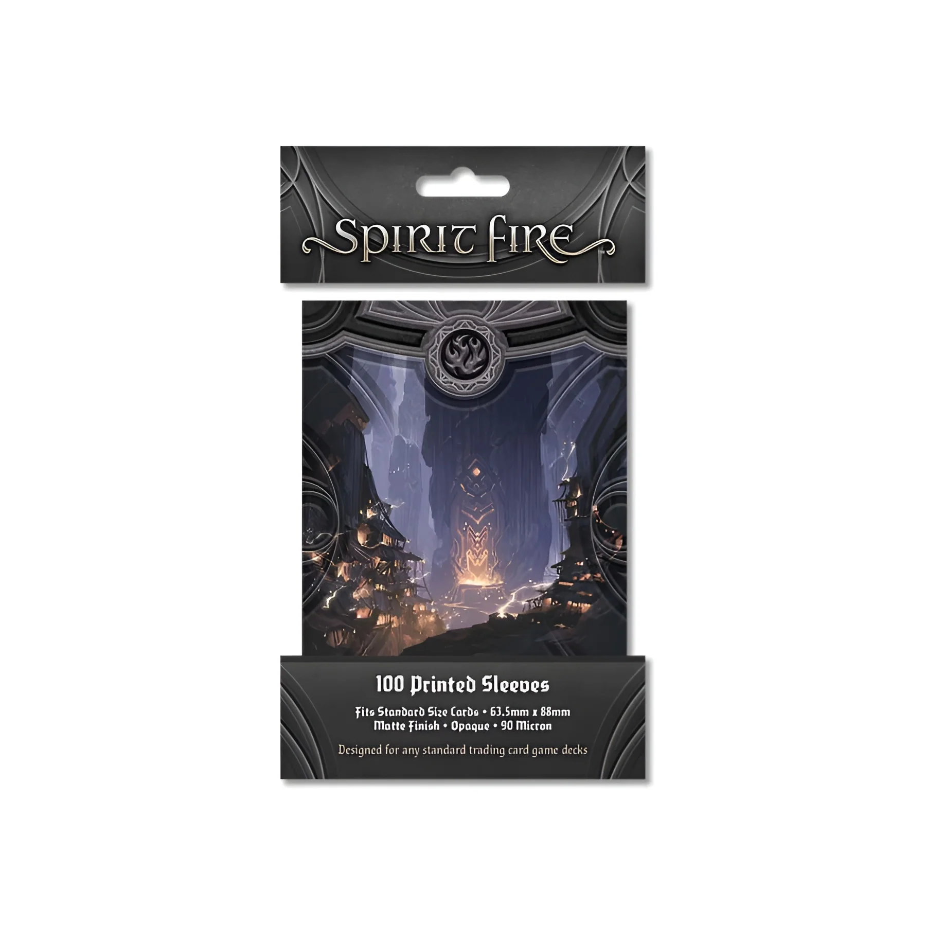 Spirit Fire: Opaque Printed Sleeves: Secret Chamber [Black]